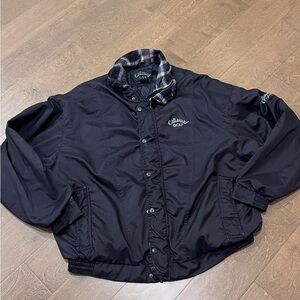 Callaway Golf: Men’s Vintage Logo XXL Black Windbreaker Jacket Made in Scotland